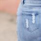 Vintage Embroidered Denim Midi Skirt Skirts