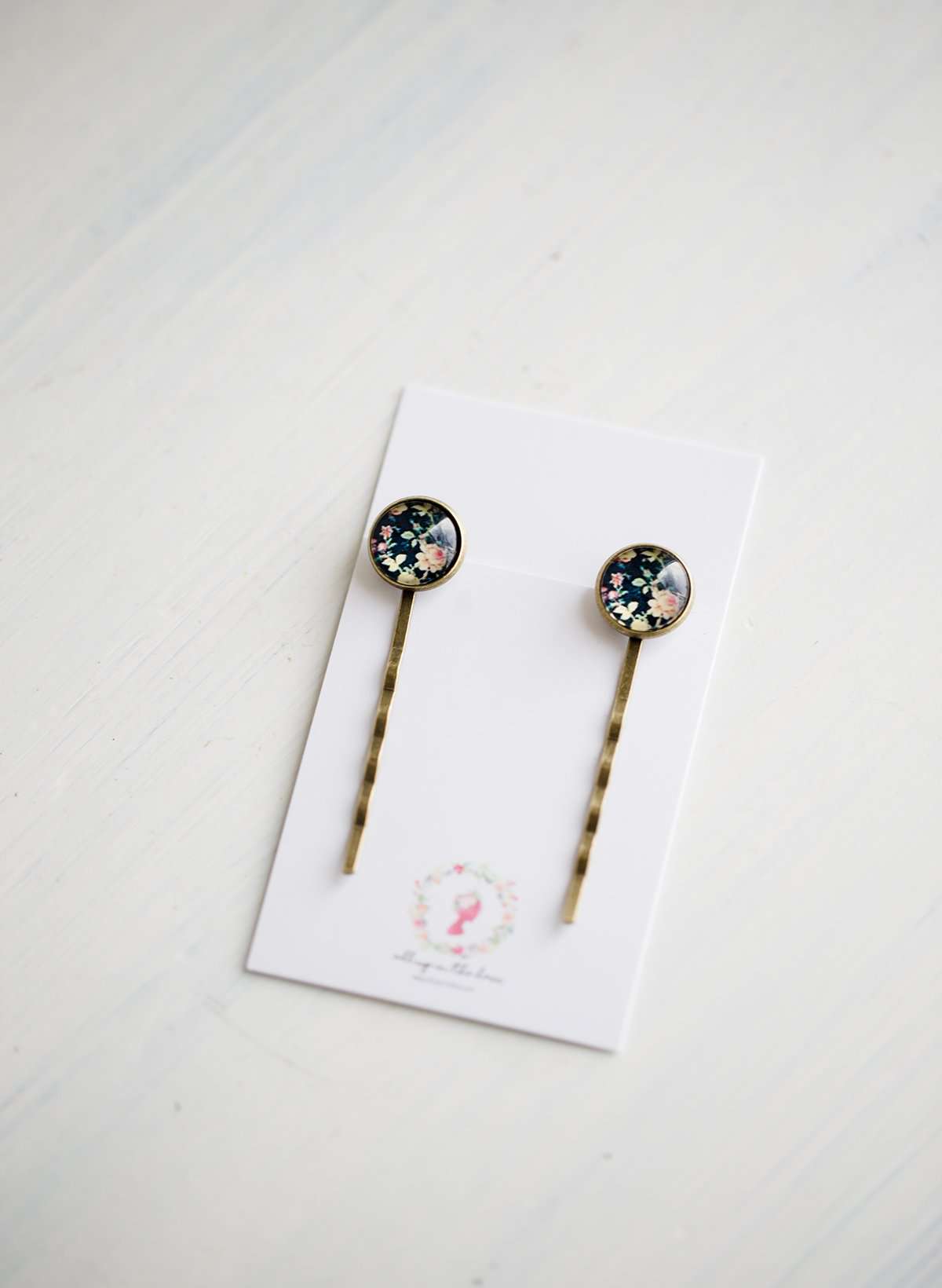 Vintage Floral Bobby Pins - FINAL SALE Accessories