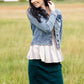Vintage Light Wash Denim Jean Jacket FF Tops