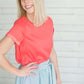 Vintage Striped Midi Skirt Skirts