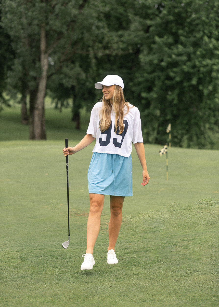 Volley Capri Blue Tennis Sport Skirt IC Skirts