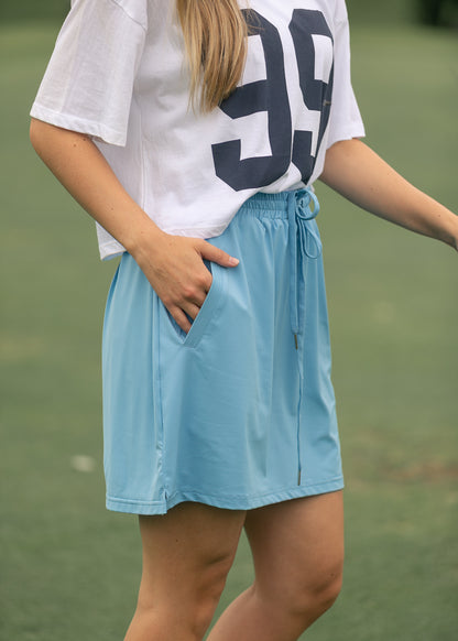 Volley Capri Blue Tennis Sport Skirt IC Skirts
