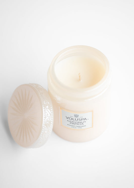 Voluspa® Coconut Papaya 5.5oz Small Jar Candle FF Home + Lifestyle