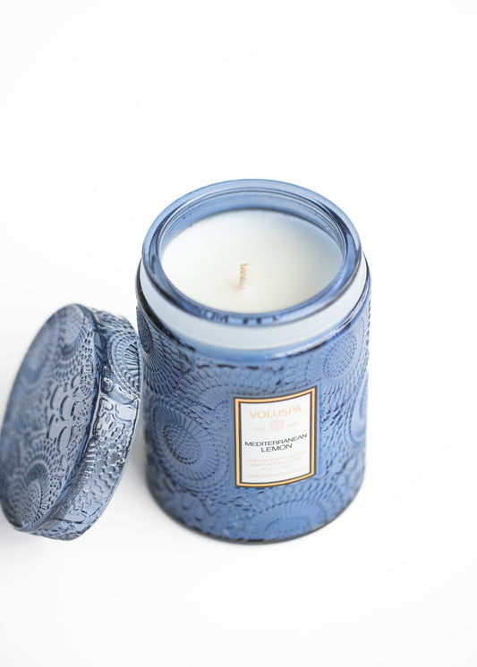 Voluspa® Mediterranean Lemon 5.5oz Small Jar Candle FF Home + Lifestyle