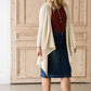 Waffle Wrap Button Sweater - FINAL SALE Tops