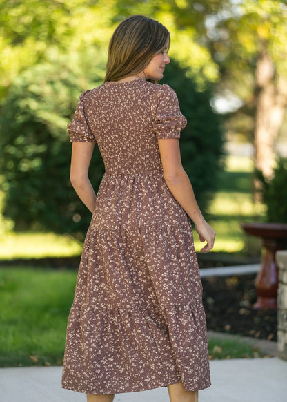 Waist Tie Floral Maxi Dress FF Dresses