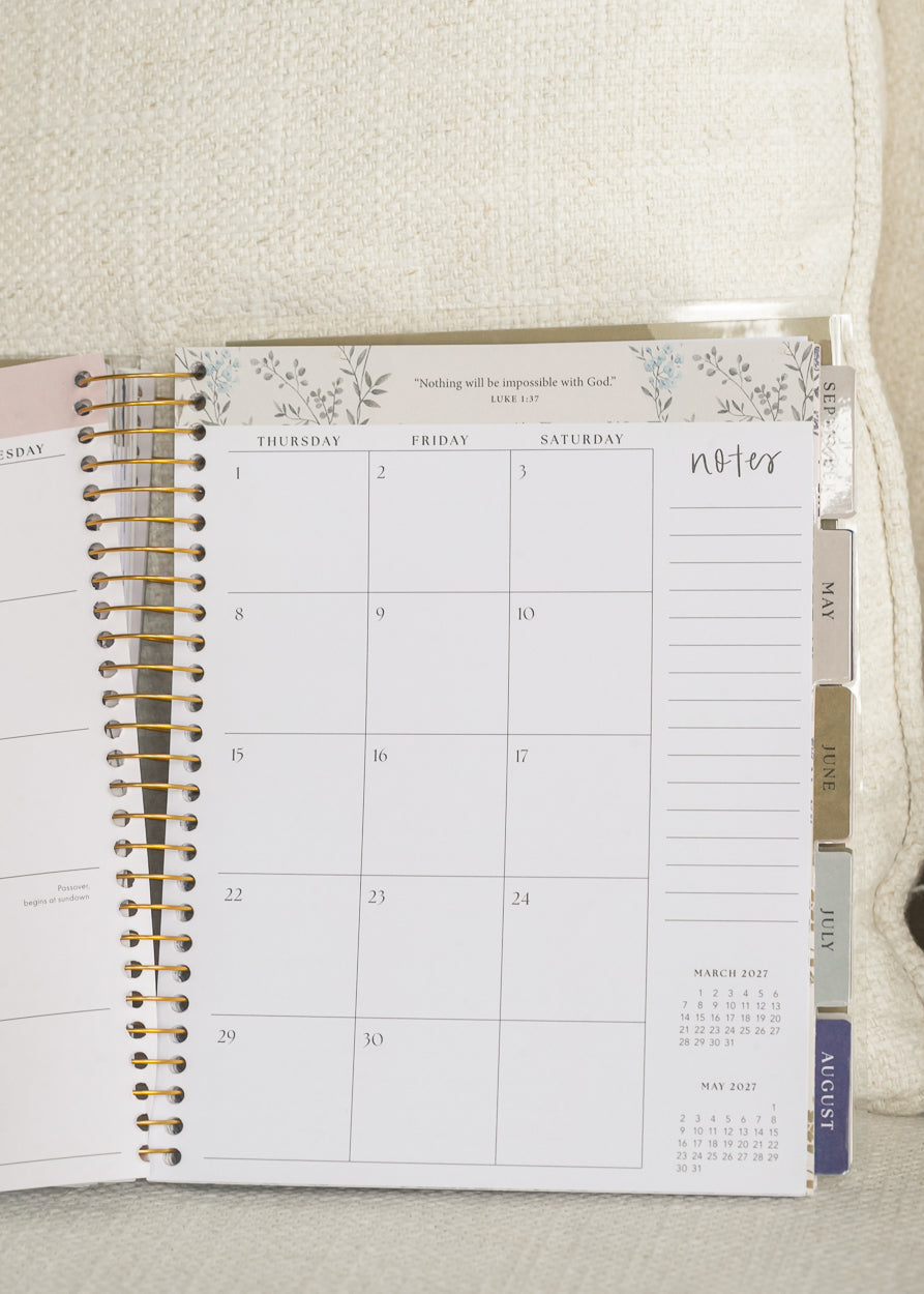 Walking with Jesus 18 Month Planner Accessory