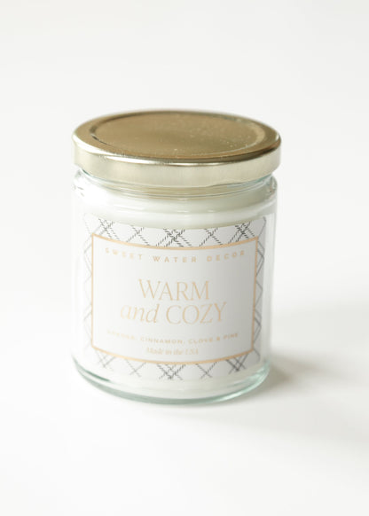 Warm and Cozy 9 oz Soy Candle FF Home + Lifestyle