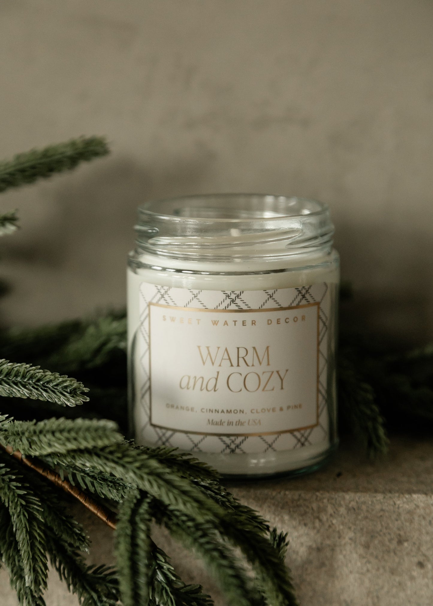 Warm and Cozy 9 oz Soy Candle FF Home + Lifestyle