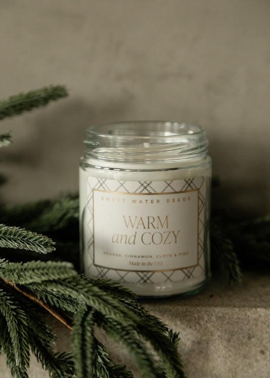 Warm and Cozy 9 oz Soy Candle FF Home + Lifestyle