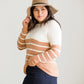 Warm Color Block Striped Sweater - FINAL SALE FF Tops