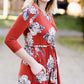 Warm Florals Wrap Maxi Dress-FINAL SALE FF Dresses