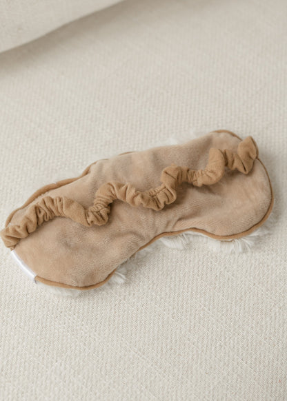 Warmies® Marshmallow Brown Eye Mask FF Home + Lifestyle