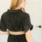 Washed Cotton Gauze Button Down Midi Dress FF Dresses