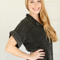 Washed Cotton Gauze Button Down Midi Dress FF Dresses