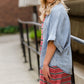 Washed Denim Dolman Open Jacket - FINAL SALE FF Layering Essentials