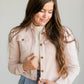 Washed Pink Denim Jacket FF Tops