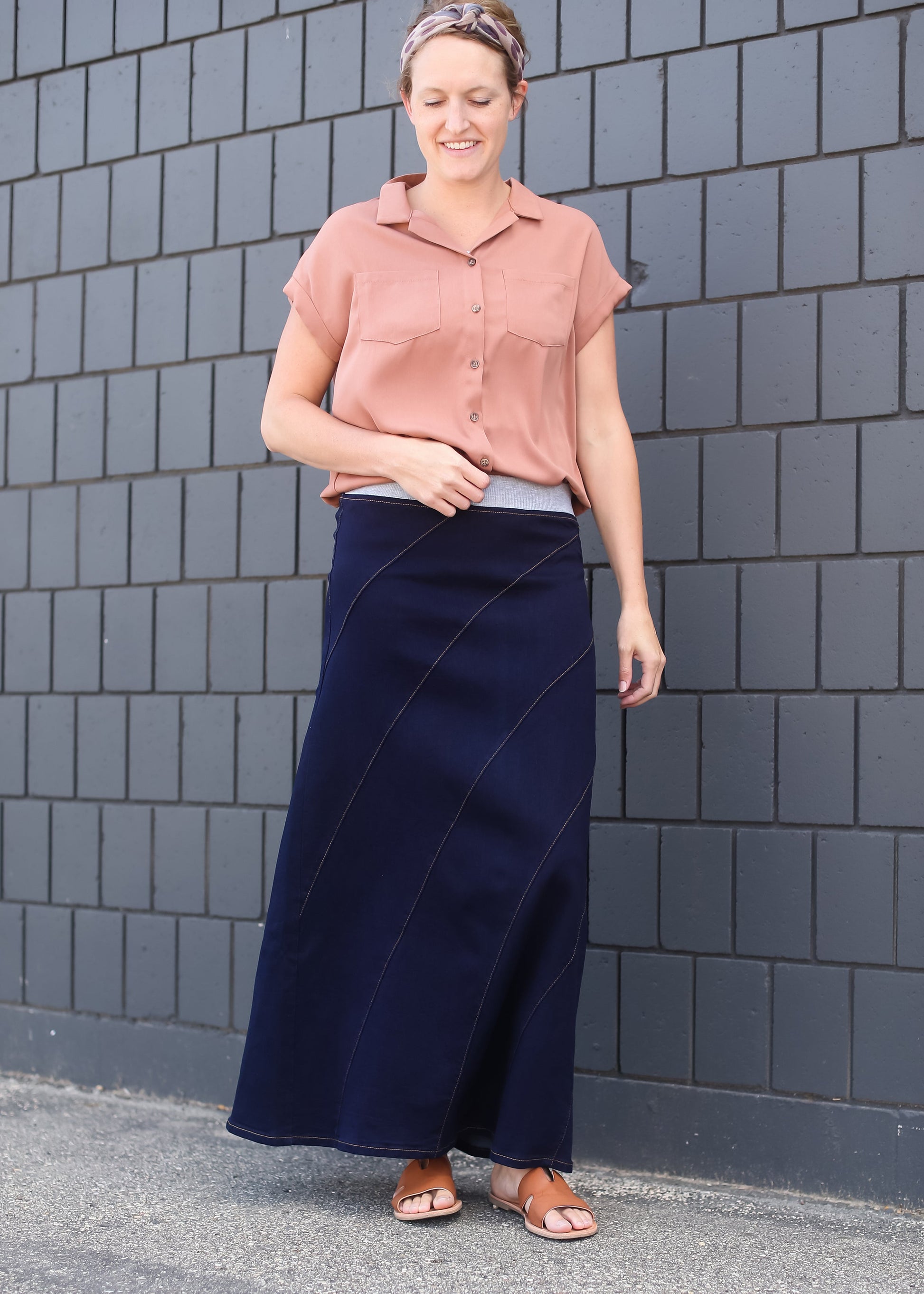 Washed Twill Pocket Top - FINAL SALE Tops