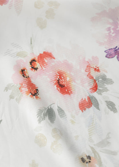 Watercolor Floral Silky Bandana Accessory