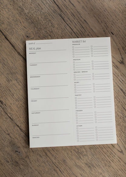 Weekly Meal Plan Notepad Gifts