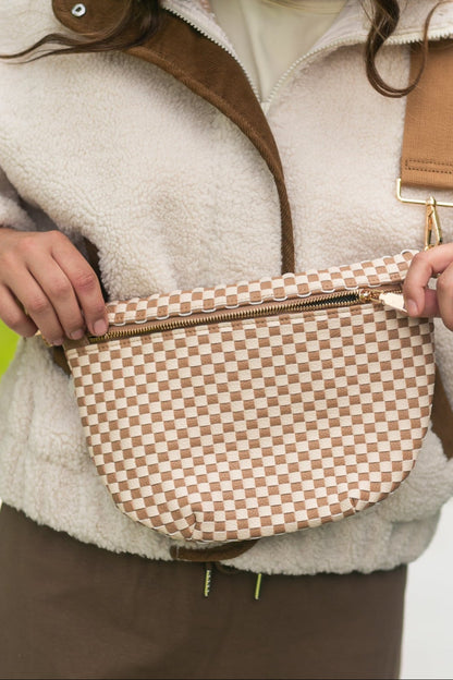 Westlyn Woven Crossbody Bag Accessories Tan