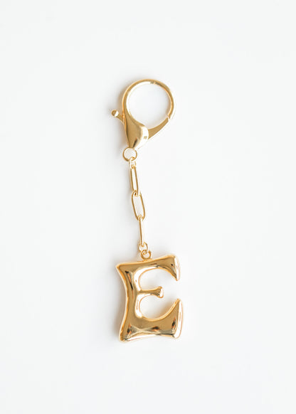 Whimsy Balloon Letter Initial Bag Charm Accessory E