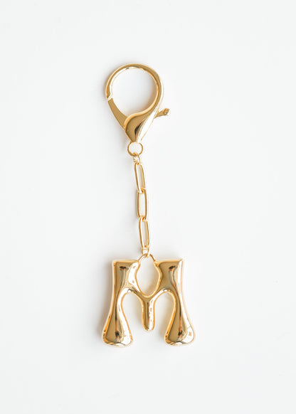 Whimsy Balloon Letter Initial Bag Charm Accessory M