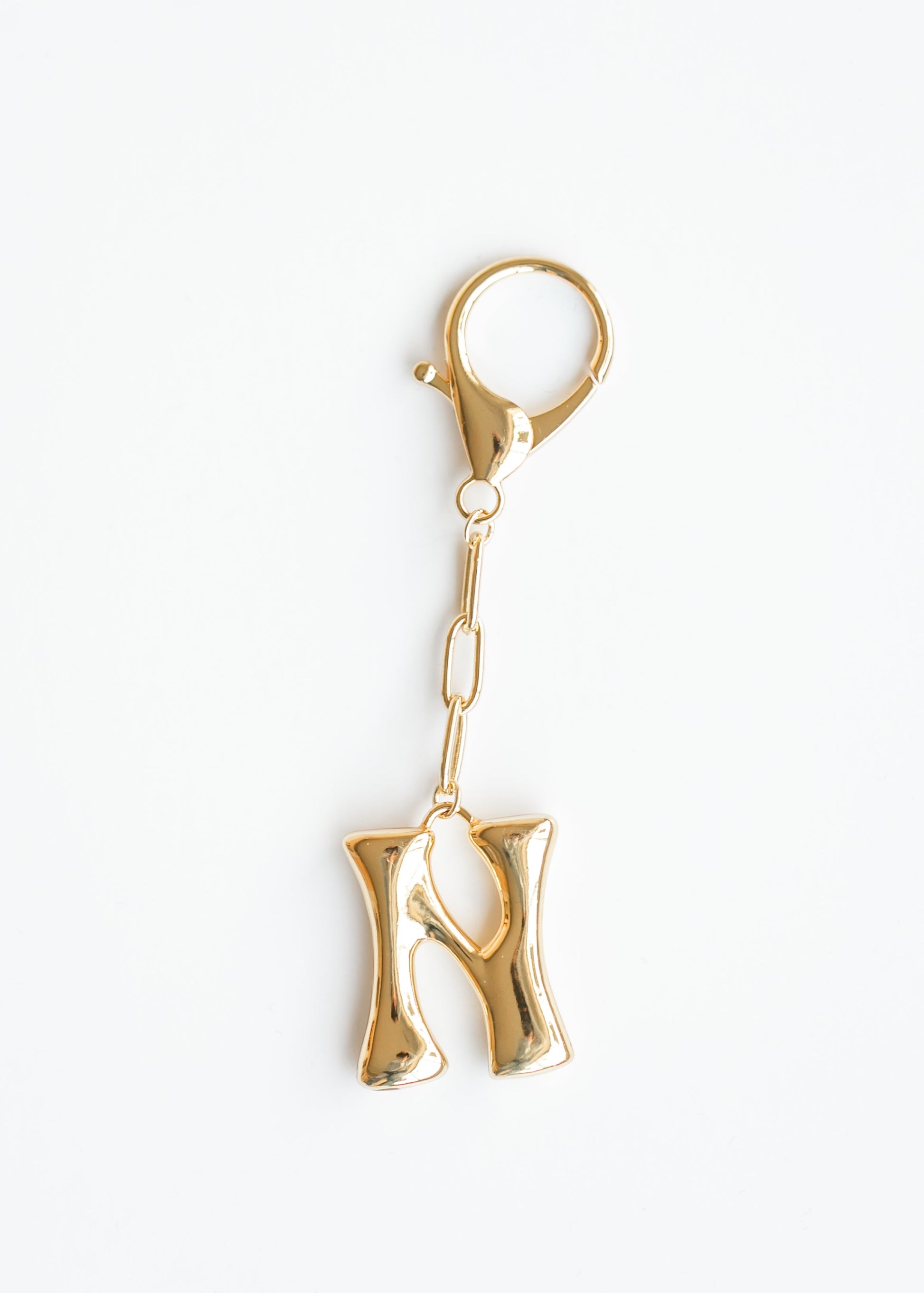 Whimsy Balloon Letter Initial Bag Charm Accessory N