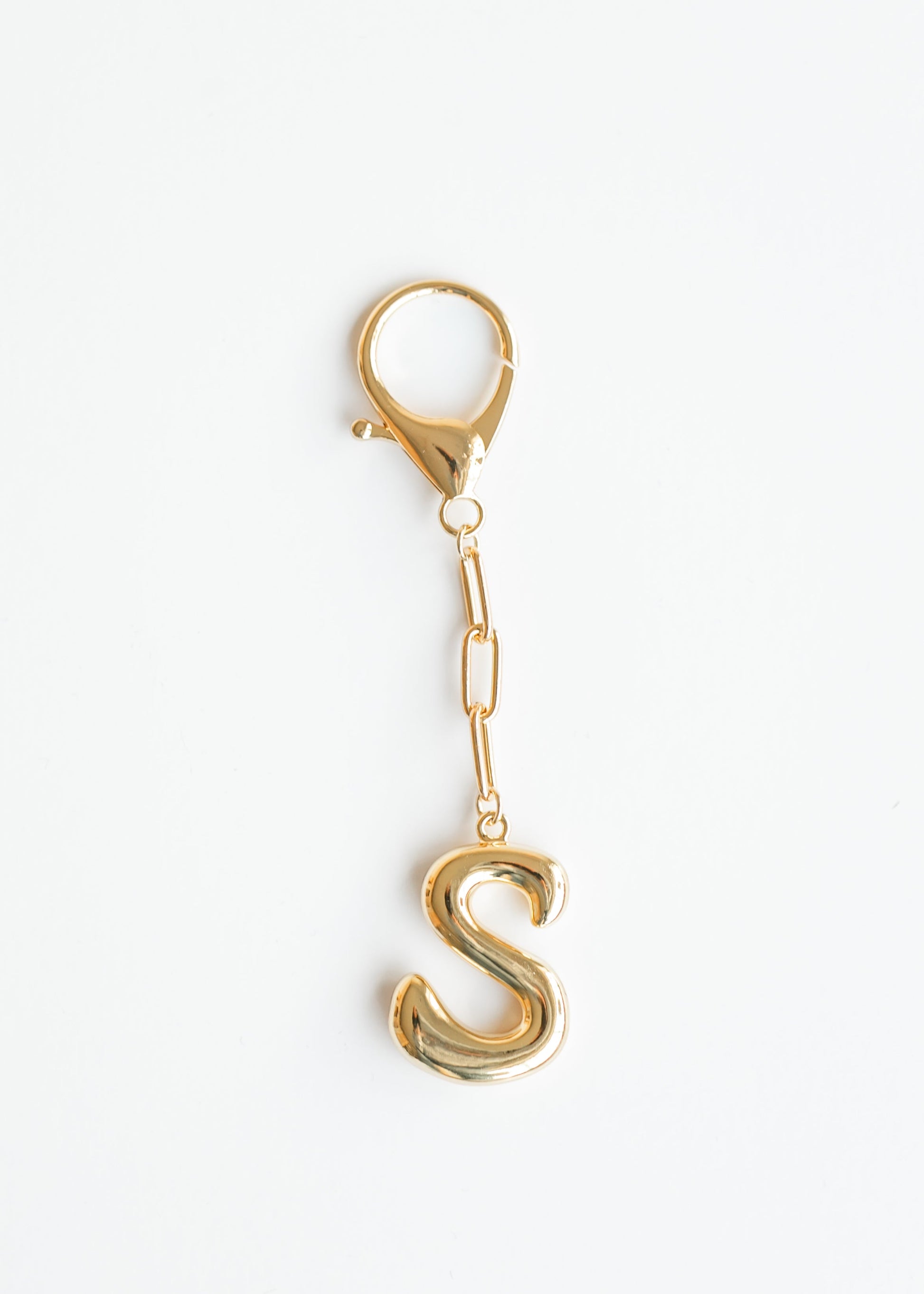 Whimsy Balloon Letter Initial Bag Charm Accessory S