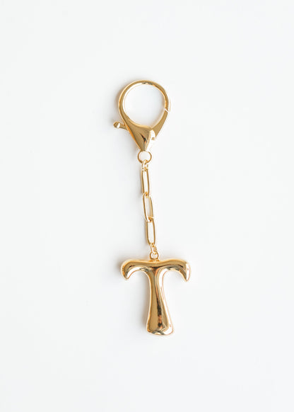 Whimsy Balloon Letter Initial Bag Charm Accessory T