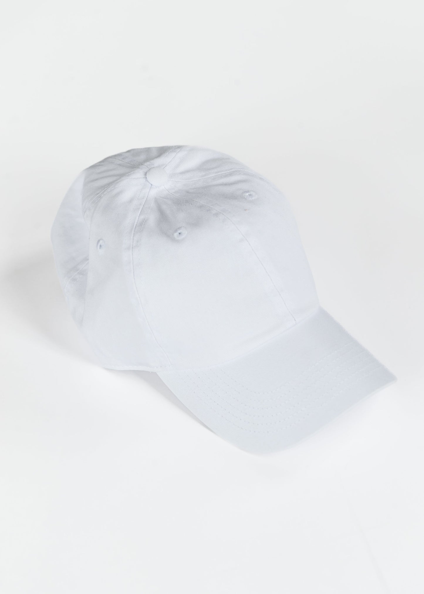 White Cotton Baseball Hat Accessory