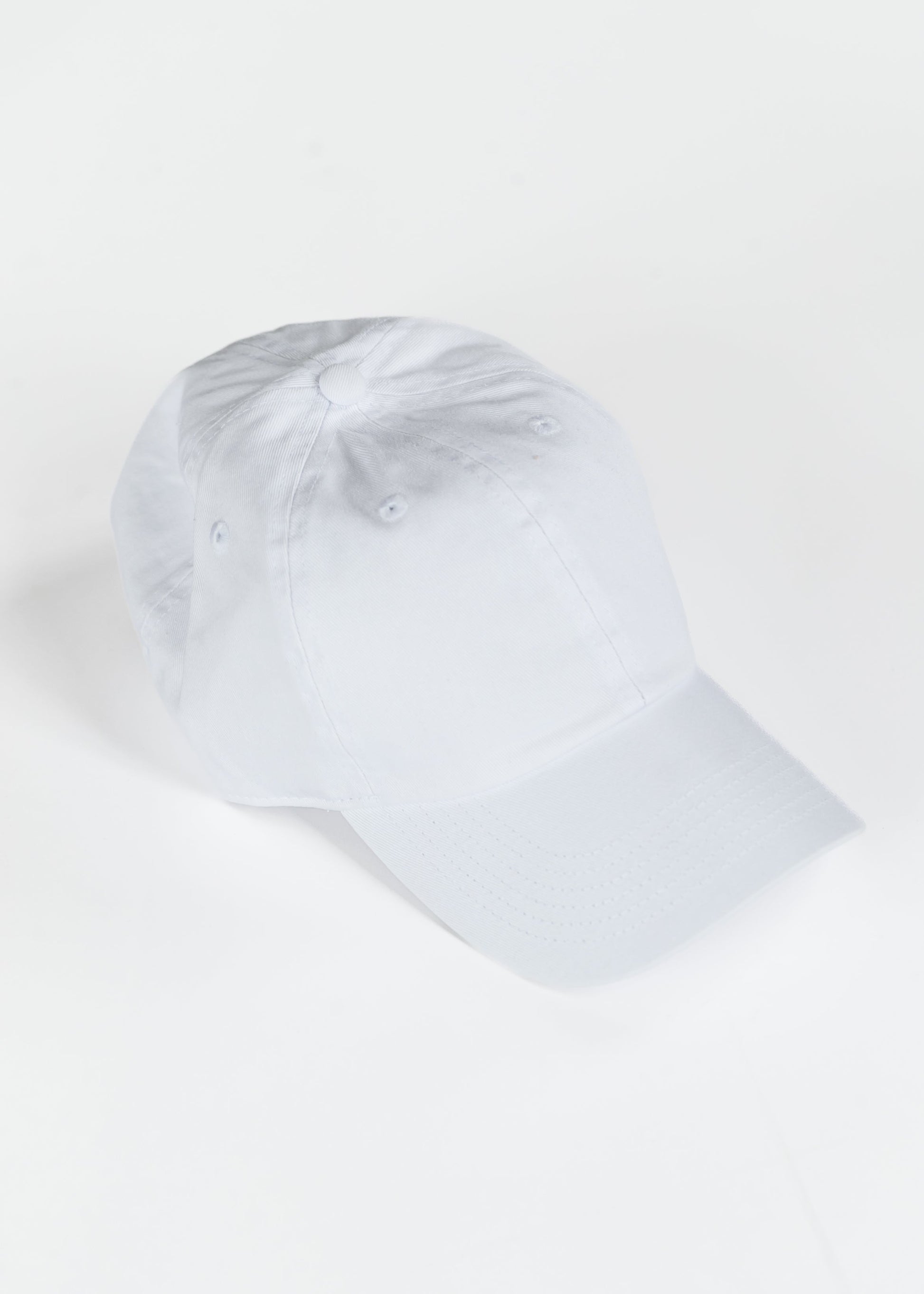 White Cotton Baseball Hat Accessory