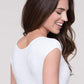 White Cropped Demi Tank - FINAL SALE FF Tops