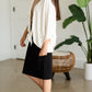 White Linen Kimono Tie Top - FINAL SALE Tops