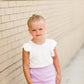 White Sleeveless Layering Tank Top - FINAL SALE FF Girls