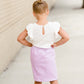 White Sleeveless Layering Tank Top - FINAL SALE FF Girls