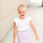 White Sleeveless Layering Tank Top - FINAL SALE FF Girls