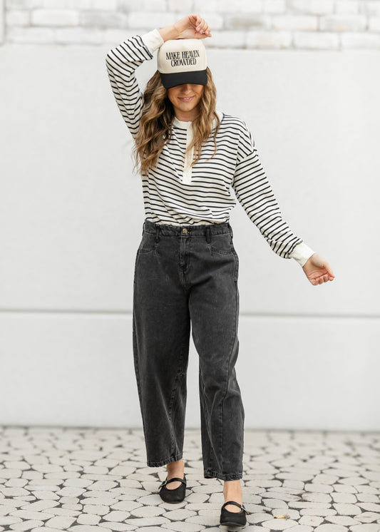 Wide Leg Denim Capri Pants FF Skirts