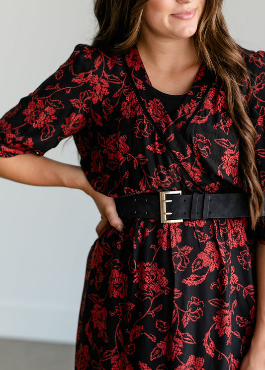 Wide Suede Waist Belt Accessories