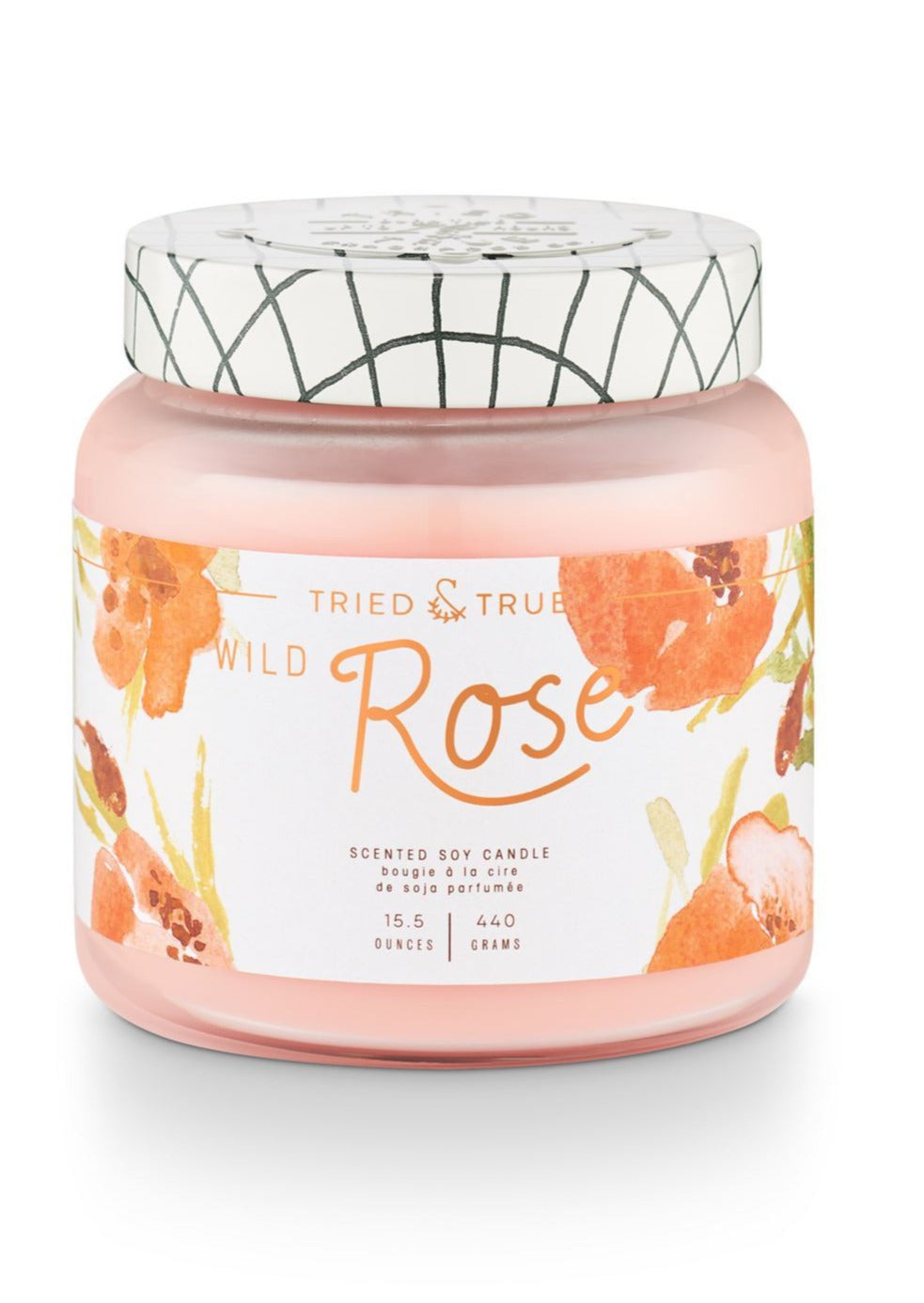 Wild Rose Large Jar Candle - FINAL SALE FF Home + Lifestyle