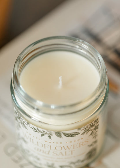 Wildflowers and Salt 9oz Soy Candle Gifts