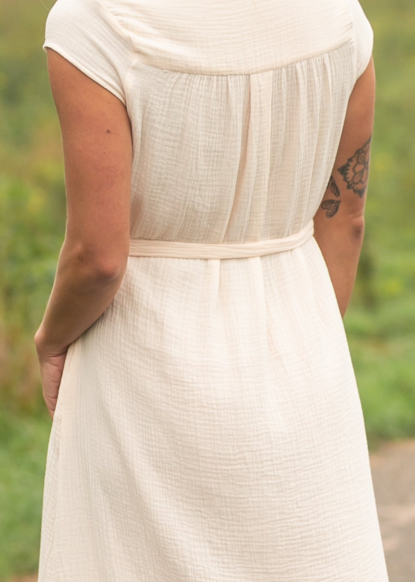 Willow Cotton Gauze Midi Dress IC Dresses