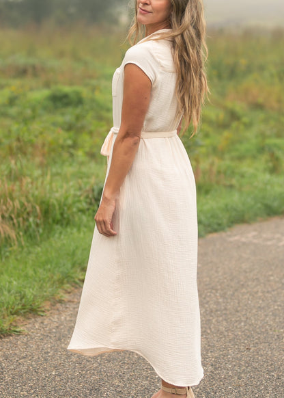 Willow Cotton Gauze Midi Dress IC Dresses