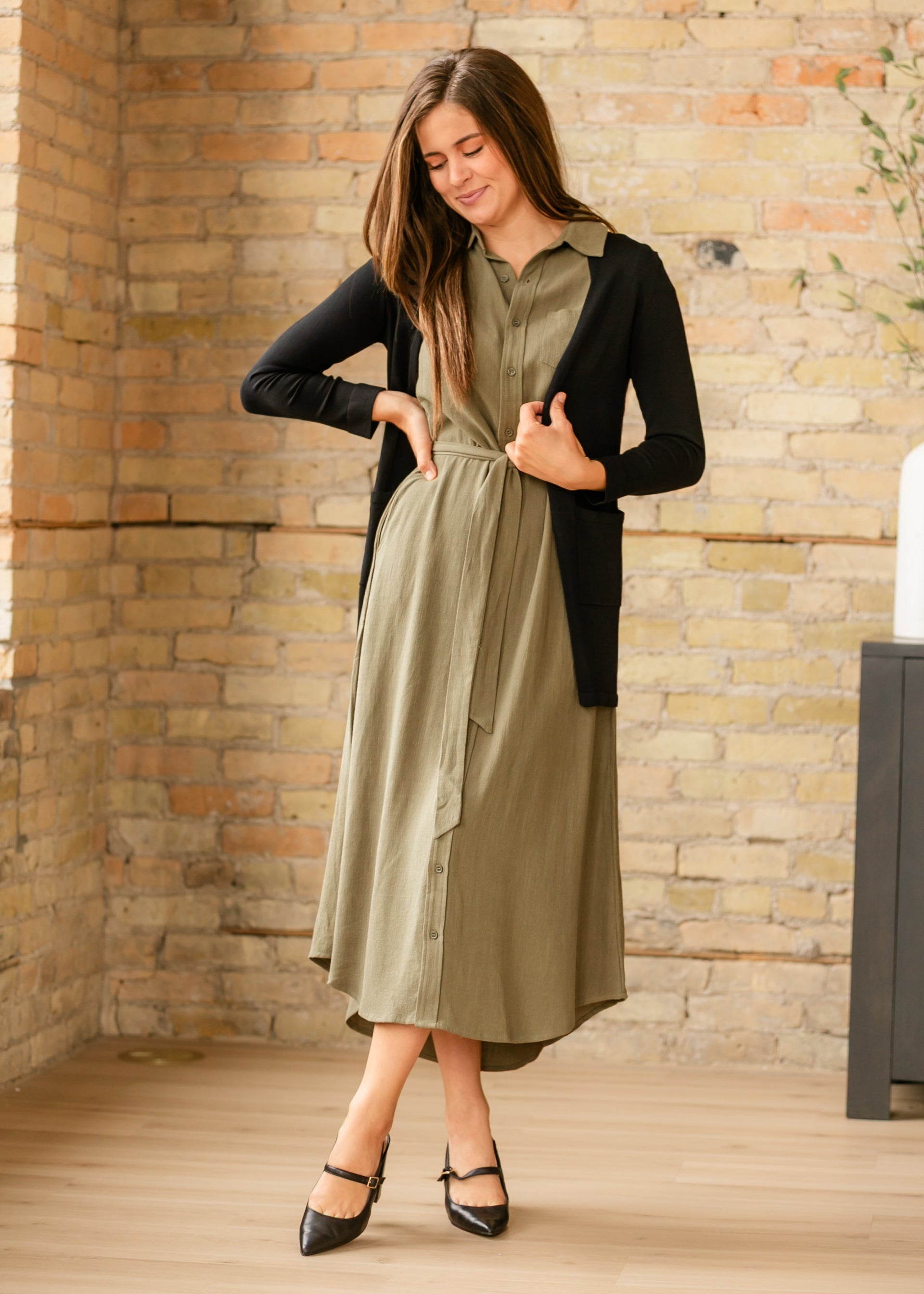 Willow Cap Sleeve Linen Midi Dress - FINAL SALE - XS
