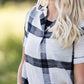 Windowpane Collared Top - FINAL SALE FF Tops