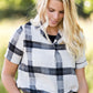 Windowpane Collared Top - FINAL SALE FF Tops