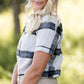 Windowpane Collared Top - FINAL SALE FF Tops