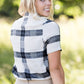 Windowpane Collared Top - FINAL SALE FF Tops