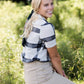 Windowpane Collared Top - FINAL SALE FF Tops