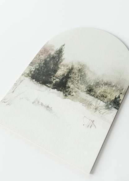 Winter Landscape Arch Wall Art FF Home + Lifestyle